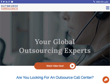 Tablet Screenshot of outsource-consultants.com